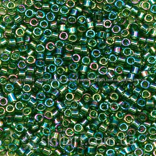 Бисер DB-1247 Miyuki Delica Beads 11/0 (блестящий, зеленый)